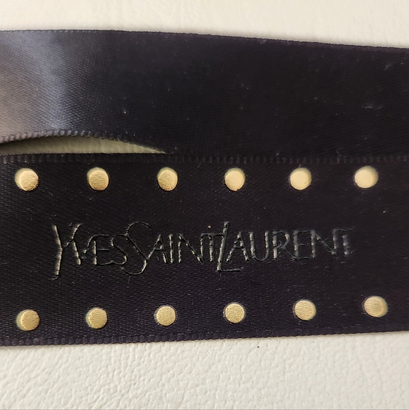 YSL Blue Graphic Gift Box with Black & Gold Ribbon - Picture 4 of 12